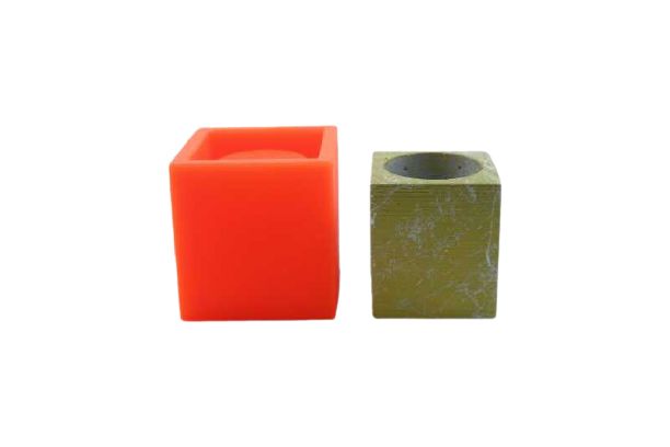 Dikdörtgen Beton Saksı Silikon Kalıp B-47