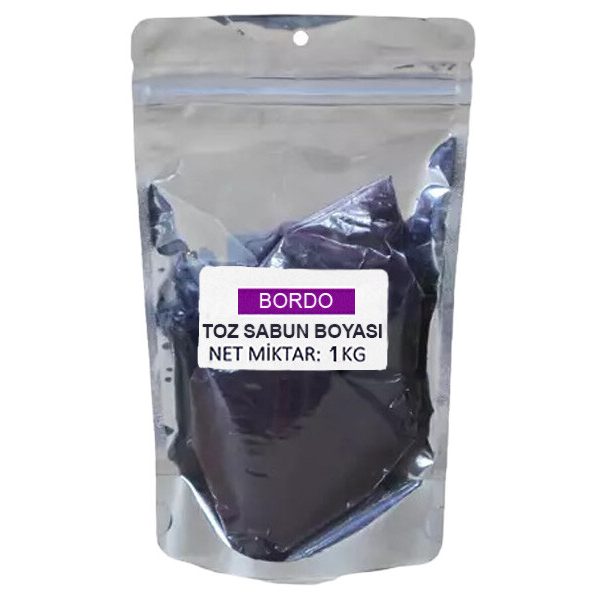 Bordo Toz Doğal Sabun Boyası 1 KG