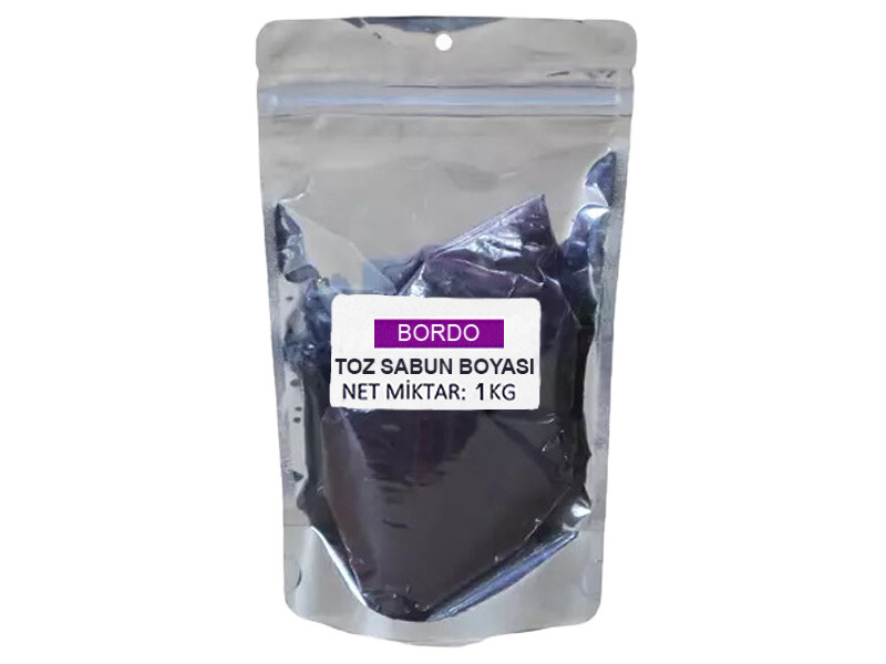 Bordo Toz Doğal Sabun Boyası 1 KG