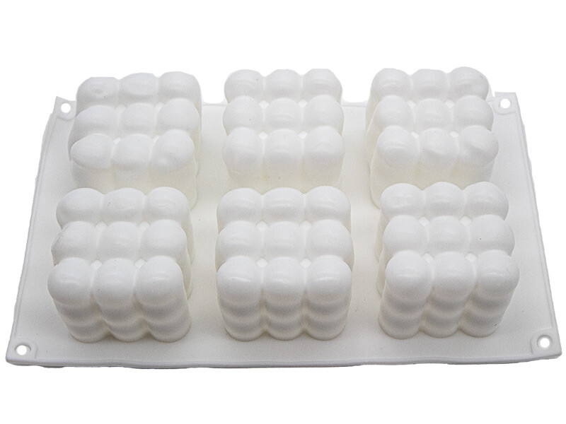 Bubble 6'lı Muffin Silikon Kalıbı KM-1347D