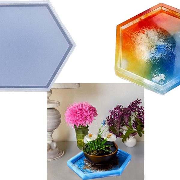 Büyük Altıgen Terrazo Tabanlık Epoksi Kalıbı EPK-666