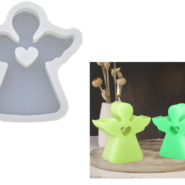 Büyük Sevimli Melek Tavşan Epoksi Kalıbı EPK-678