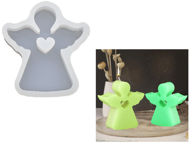 Büyük Sevimli Melek Tavşan Epoksi Kalıbı EPK-678