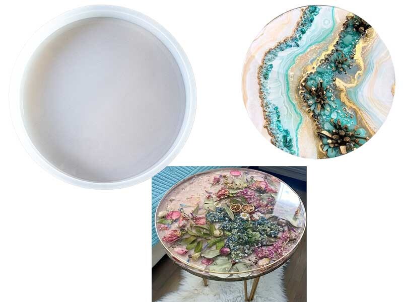 Büyük Yuvarlak Masa Epoksi Kalıbı EPK-869