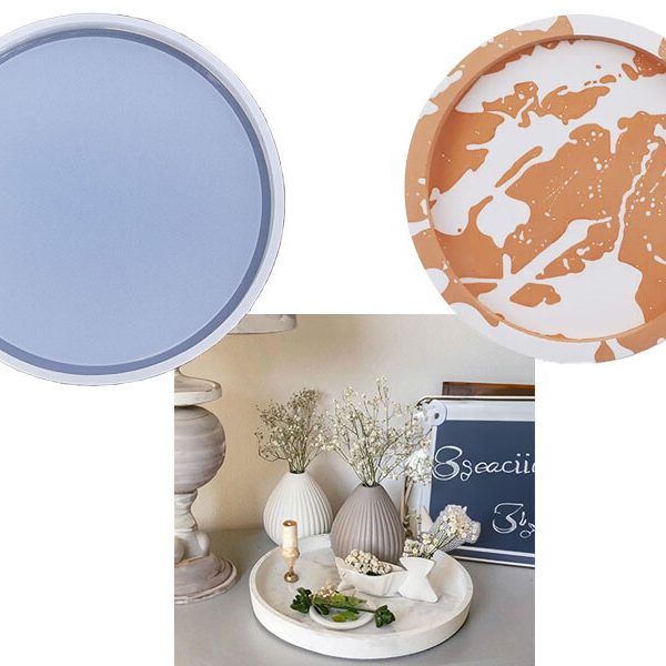 Büyük Yuvarlak Terrazo Tabanlık Epoksi Kalıbı EPK-667