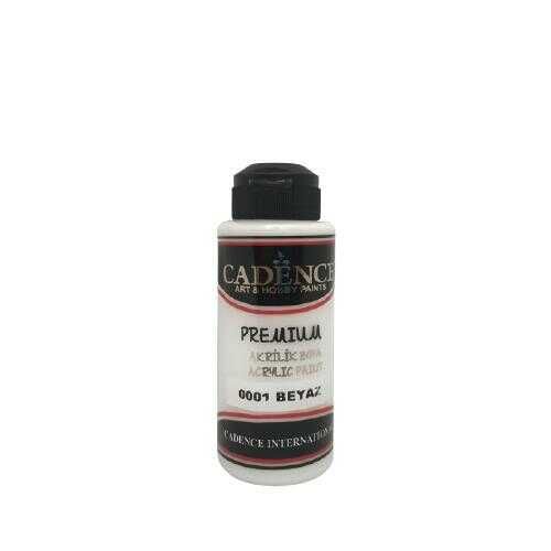 Cadence  0001 Beyaz Premium Akrilik Boya 120 ML