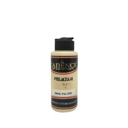Cadence 0650 Fildişi Premium Akrilik Boya 120 ML