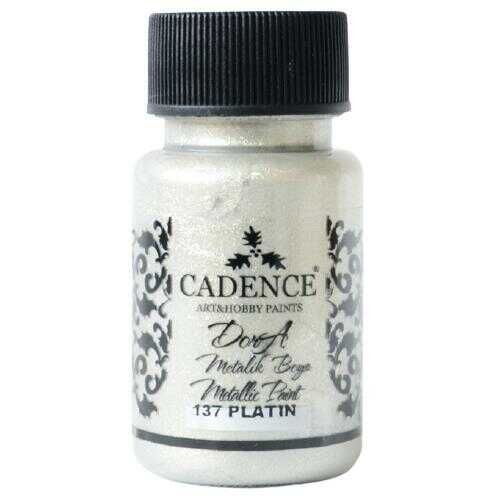 Cadence 137 Platin Dora Metalik Boya 50 ML