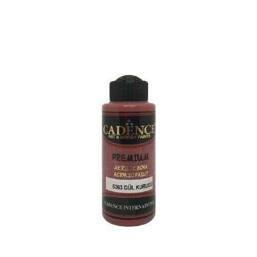 Cadence 6263 Gül Kurusu Premium Akrilik Boya 120 ML