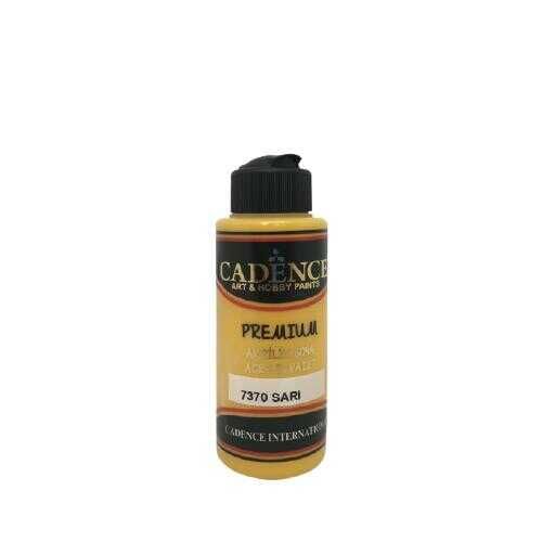 Cadence 7370 Sarı Premium Akrilik Boya 120 ML
