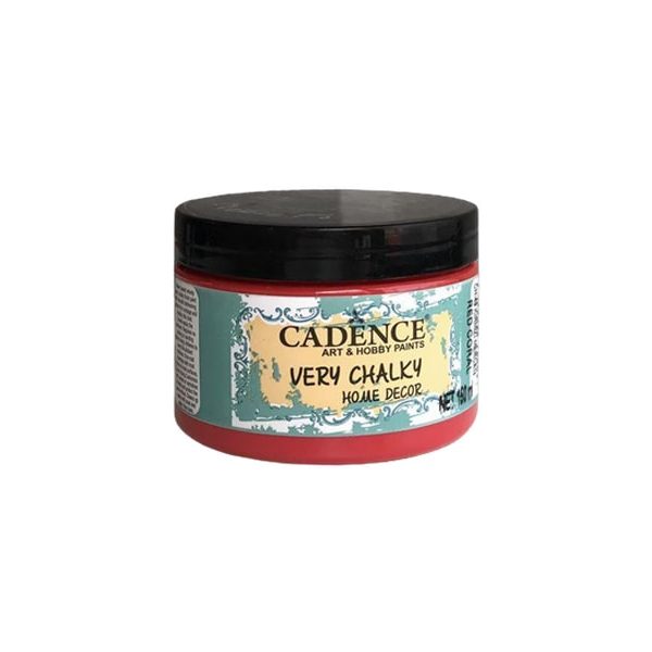 Cadence CH049 Very Chalky Home Decor Boya 150 ML Mercan Kırmızı