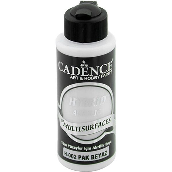 Cadence H-002 Pak Beyaz Hybrid Metalik Akrilik Boya 120 ML