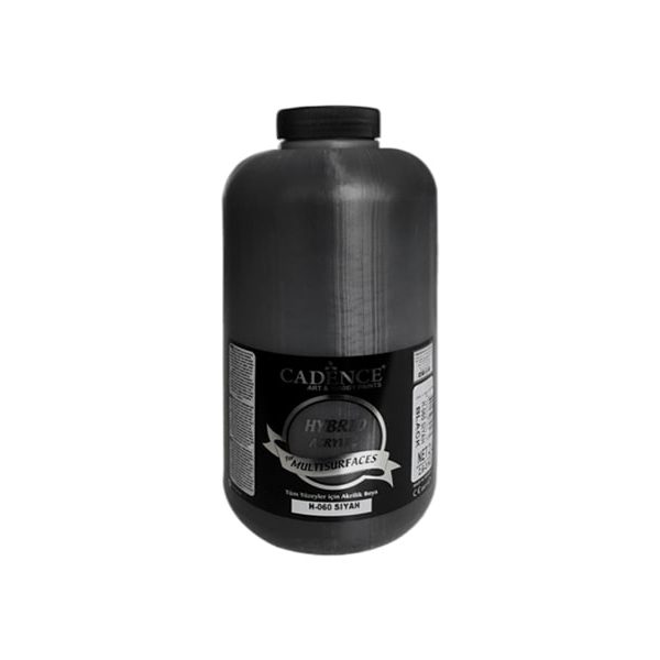 Cadence H-060 Hybrid Multisurface Akrilik Boya 2 LT Siyah