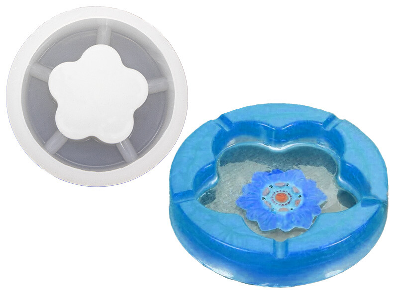 Çiçek Model Küllük Epoksi Kalıbı EPK-698