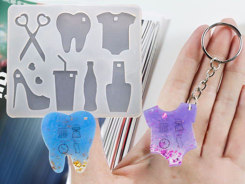 Çoklu Anahtarlık Epoksi Kalıbı EPK-834