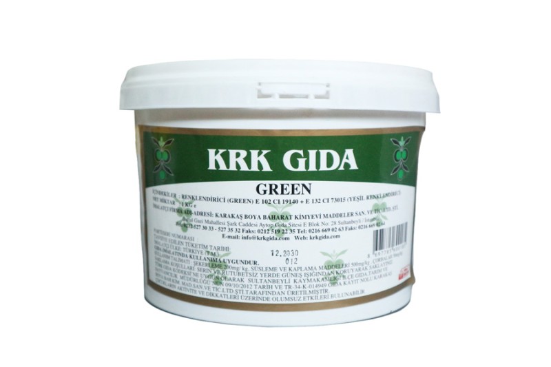 Dark Green E133 Yeşil Gıda Boyası 1 KG