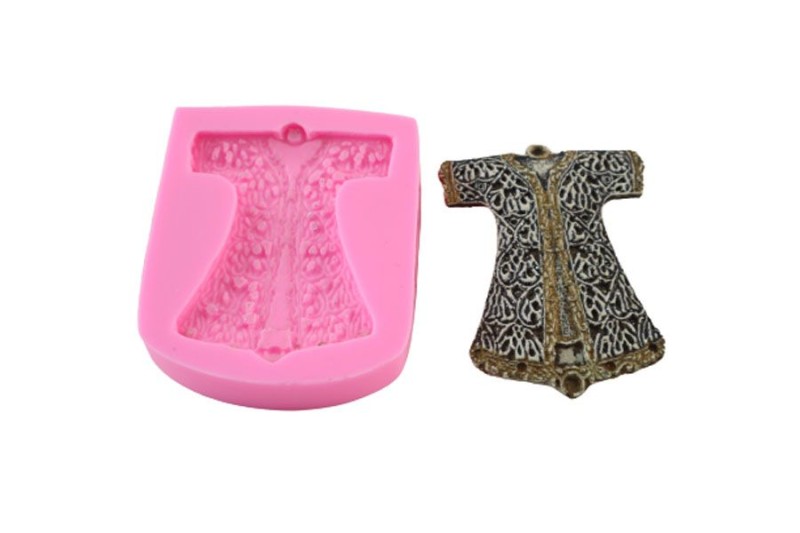 Desenli Kaftan Silikon Kalıbı PANO-54