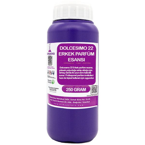 Dolcesımo 22 Erkek Parfüm Esansı 250 Gram