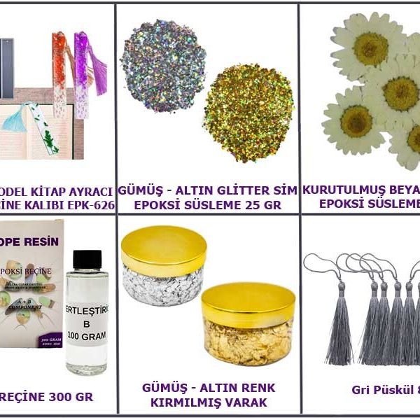 Epoksi Kitap Ayracı Yapım Seti