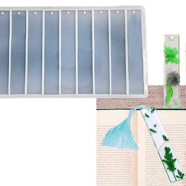 10'lu Düz Model Kitap Ayracı Epoksi Kalıbı EPK-521