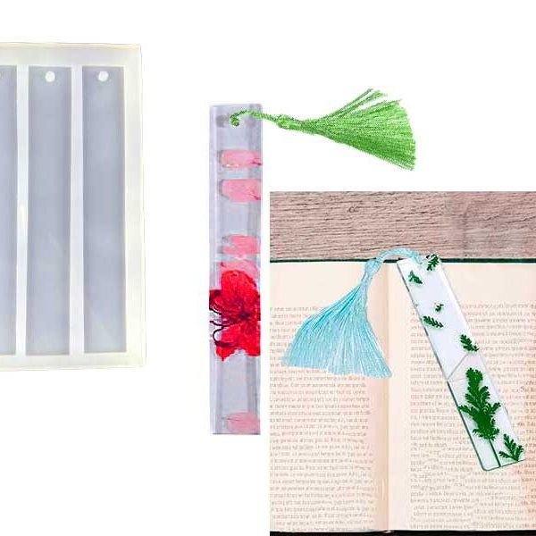 3'lü Düz Model Kitap Ayracı Epoksi Kalıbı EPK-356