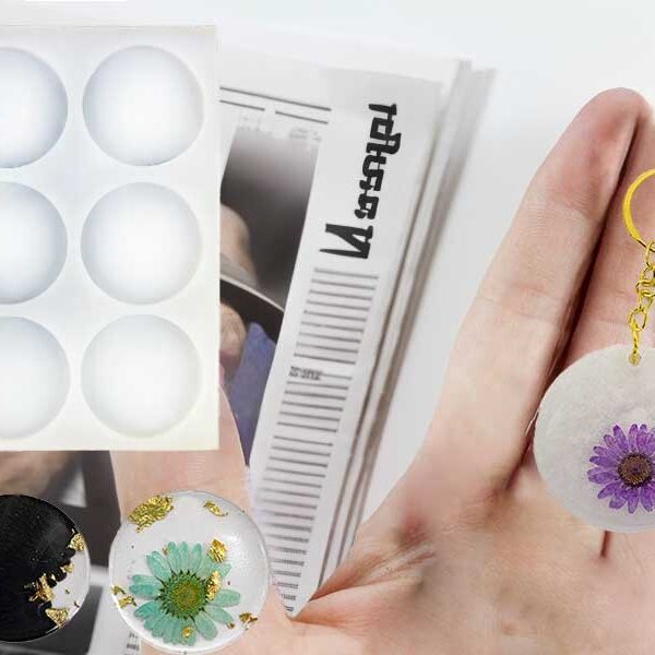 6'lı Yuvarlak Magnet Epoksi Kalıbı EPK-328