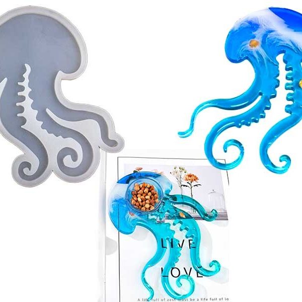 Epoksi Ahtapot Sunumluk Silikon Kalıbı EPK-517