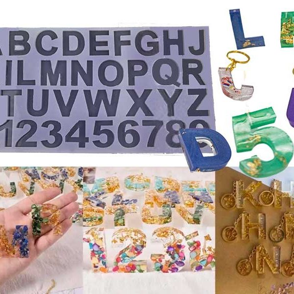 Alfabe 8 mm Harf ve Rakam Epoksi Kalıbı EPK-442