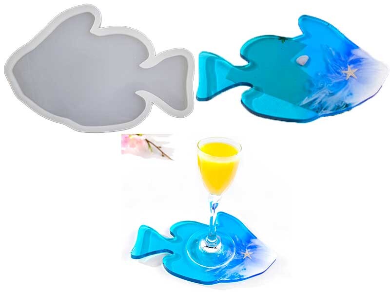 Balık Bardak Altlığı Epoksi Kalıbı EPK-524