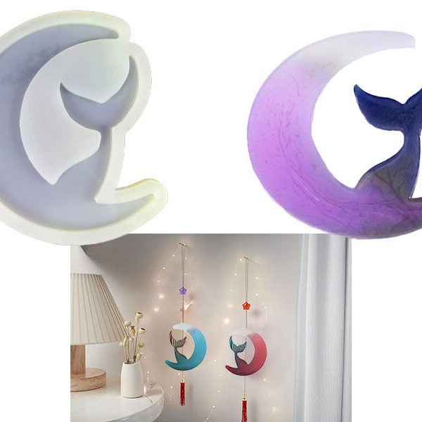 Balık Kuyruğu Model Duvar Süsü Epoksi Kalıbı EPK-366