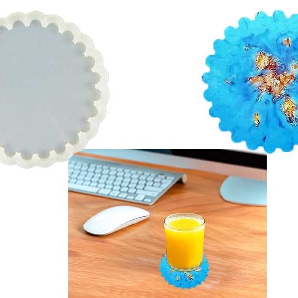 Güneş Model Bardak Altlığı Epoksi Kalıbı EPK-329