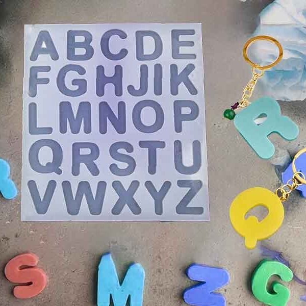 Bubble Alfabe 8 mm Harf Epoksi Kalıbı EPK-444