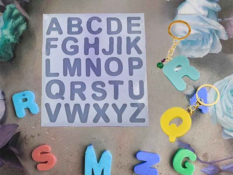 Bubble Alfabe 8 mm Harf Epoksi Kalıbı EPK-444