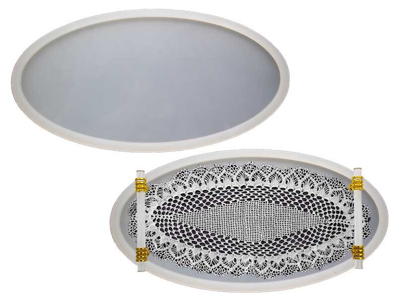 Elips Model Büyük Boy Tepsi Epoksi Kalıbı EPK-614