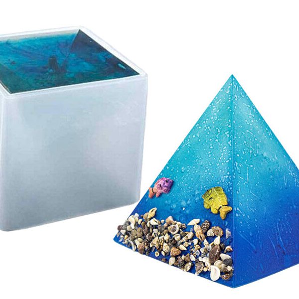 Epoksi Büyük Piramit Silikon Kalıbı EPK-224