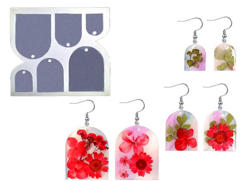 6'lı Kemer Küpe Epoksi Kalıbı EPK-409