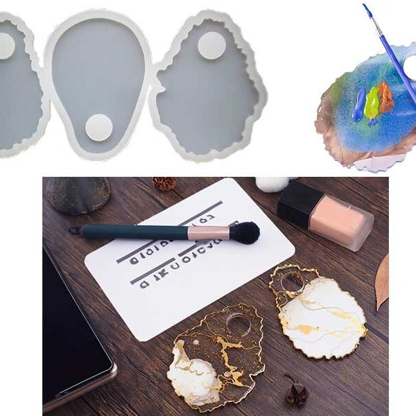 3'lü Makyaj Paleti Epoksi Kalıbı EPK-609