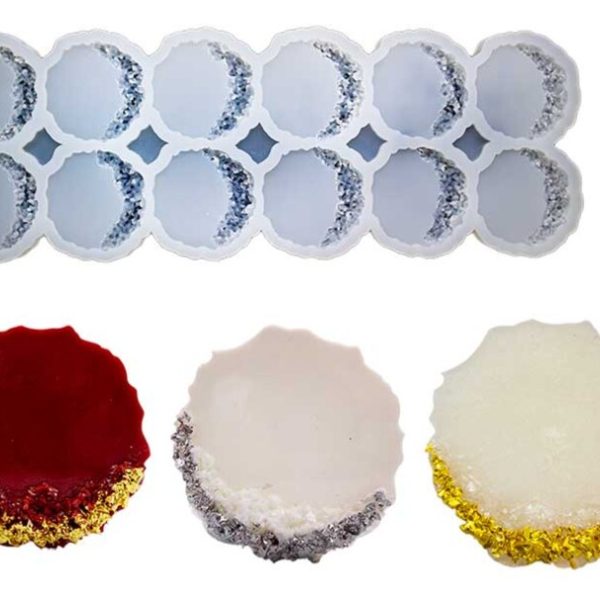 12'li Taş Kırığı Magnet Epoksi Kalıbı EPK-565