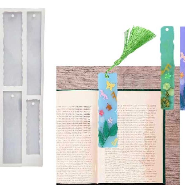 6'lı Tırtıklı Kitap Ayracı Epoksi Kalıbı EPK-401