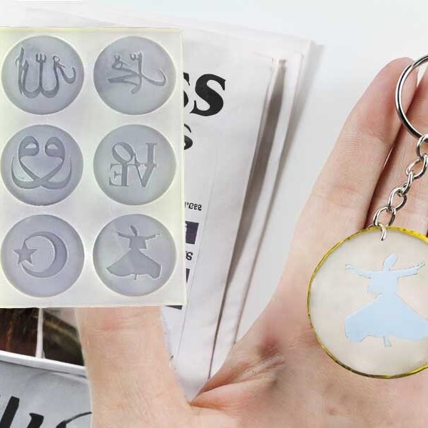 6'lı Dini Model Magnet Epoksi Kalıbı EPK-344