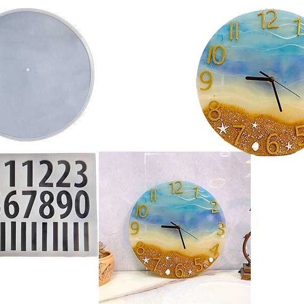 Saat ve Rakam Epoksi Kalıbı EPK-519