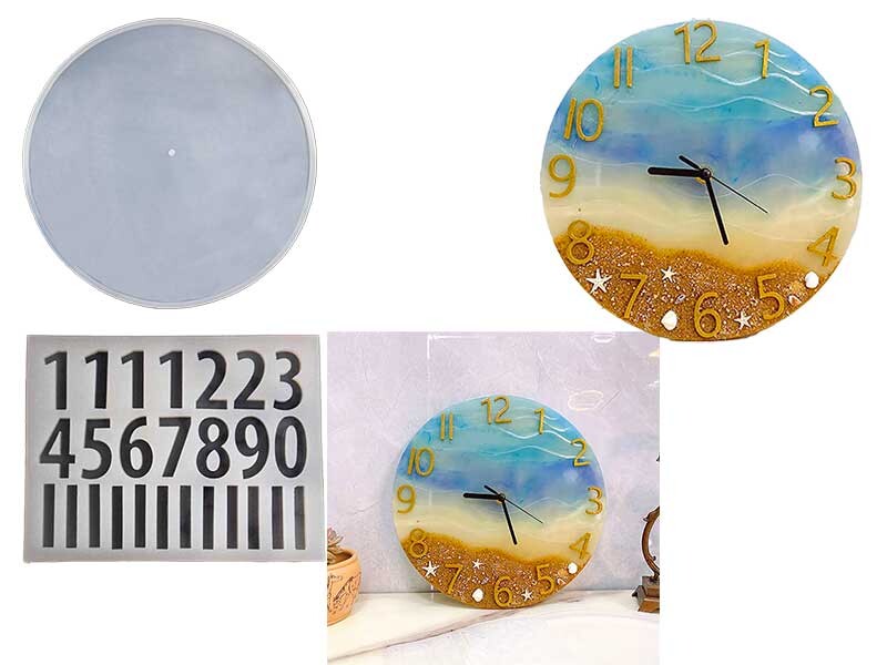 Saat ve Rakam Epoksi Kalıbı EPK-519