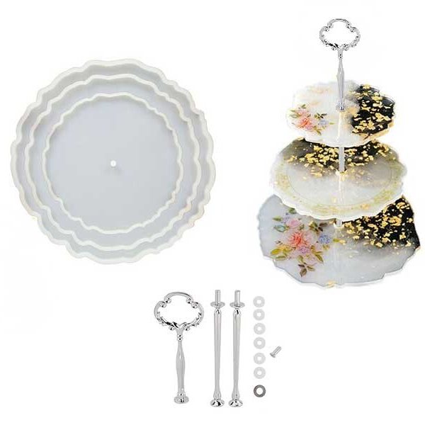 Tırtıklı Katlı Sunumluk Epoksi Kalıbı EPK-510