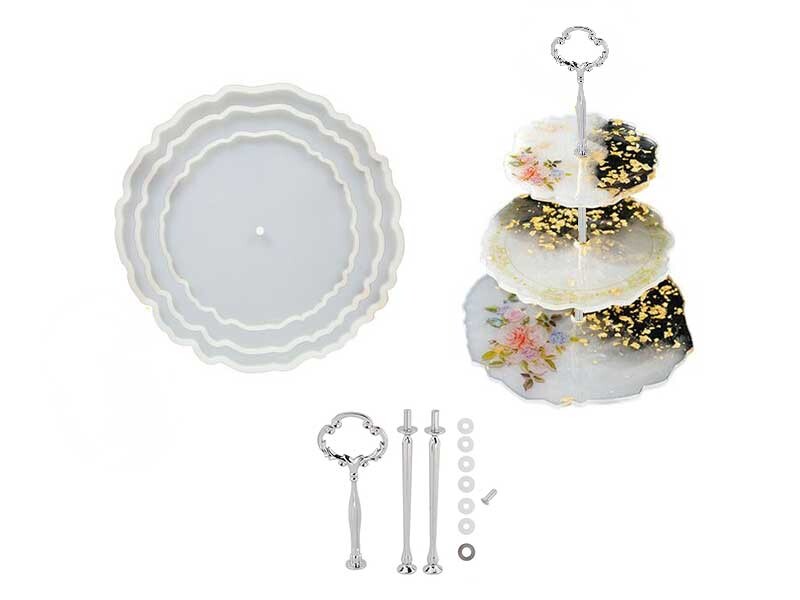 Tırtıklı Katlı Sunumluk Epoksi Kalıbı EPK-510