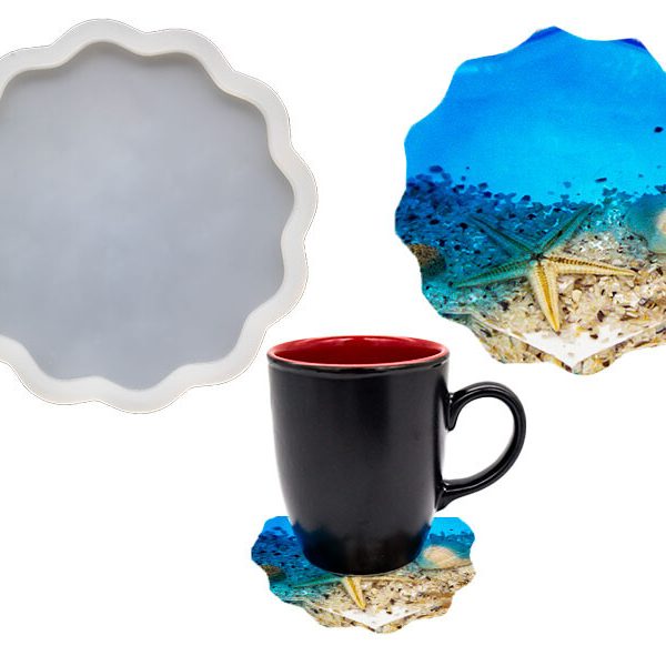 Güneş Model Bardak Altlığı Epoksi Kalıbı EPK-595