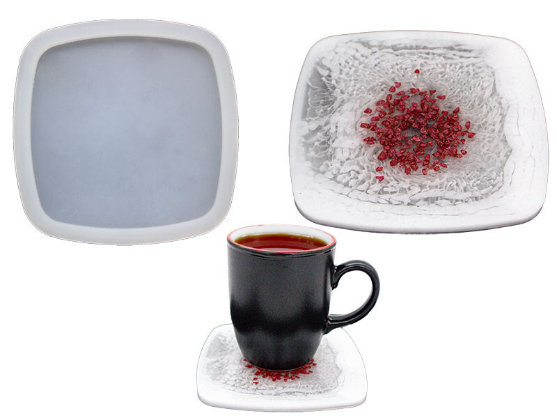 Kare Bardak Altlığı Epoksi Kalıbı EPK-596