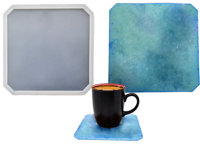 Kare Bardak Altlığı Epoksi Kalıbı EPK-567