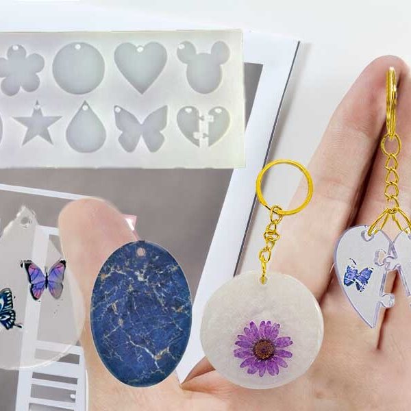 10'lu Farklı Model Anahtarlık Epoksi Kalıbı EPK-369