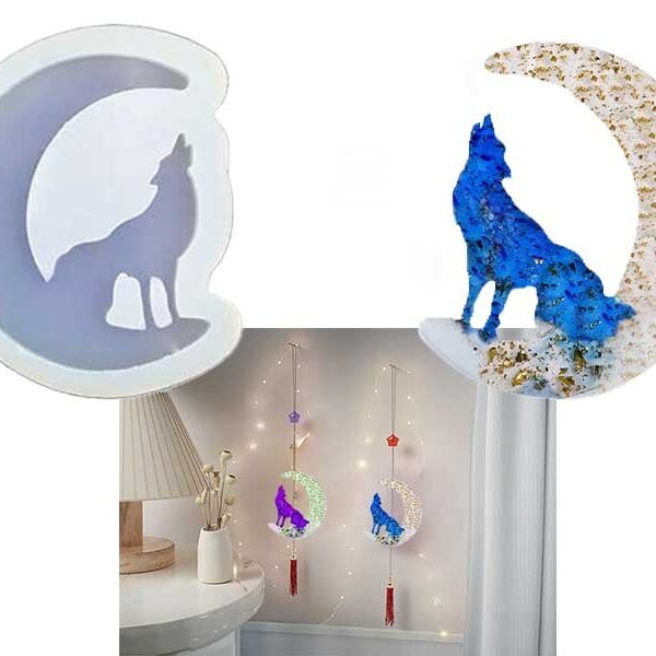 Epoksi Kurtlu Duvar Deseni Silikon Kalıbı EPK-365