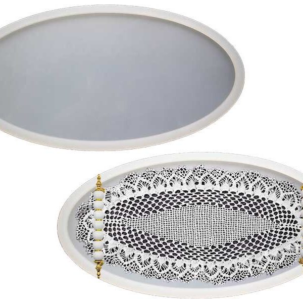 Elips Model Küçük Boy Tepsi Epoksi Kalıbı EPK-612